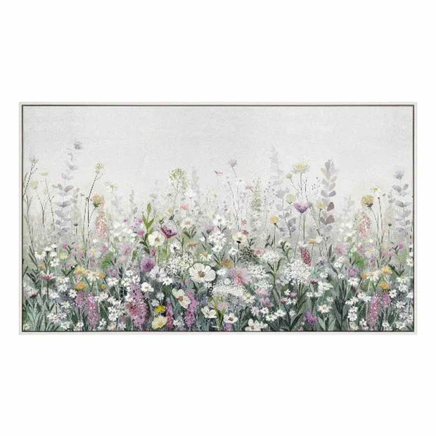 Gallery Direct floral cascade canvas framed print wall art, showcasing vibrant floral design suitable for home decor.