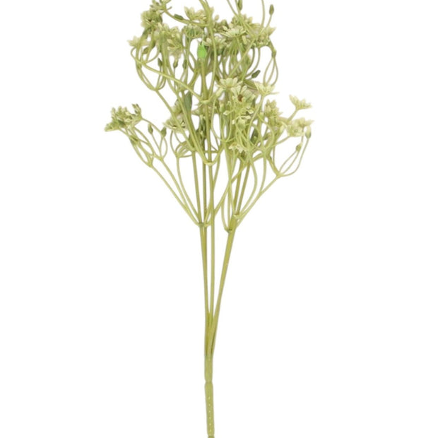 Artificial Wild Daisy Pick Stem from Gisela Graham, realistic faux plant with white daisy flowers on a green stem.