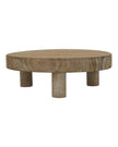 Natural wooden round rustic display riser by Gisela Graham, perfect for home decor, available in small or large sizes.