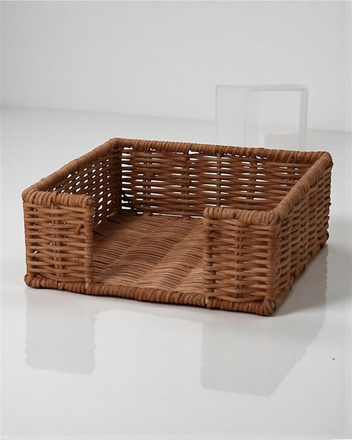 Rattan Square Napkin Holder