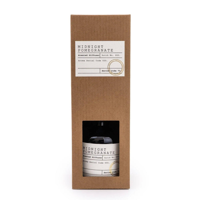 Glass Filled Reed Diffuser in Midnight Pomegranate Scent - Lulu Loves Home