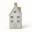 20cm glazed ceramic LED house studio view