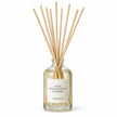 Gold, Frankincense And Myrrh Reed Diffuser on white with natural reeds inserted.