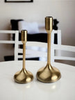 Gold Metal Candlestick Holder - Home DecorHome Decor - Lulu Loves Home