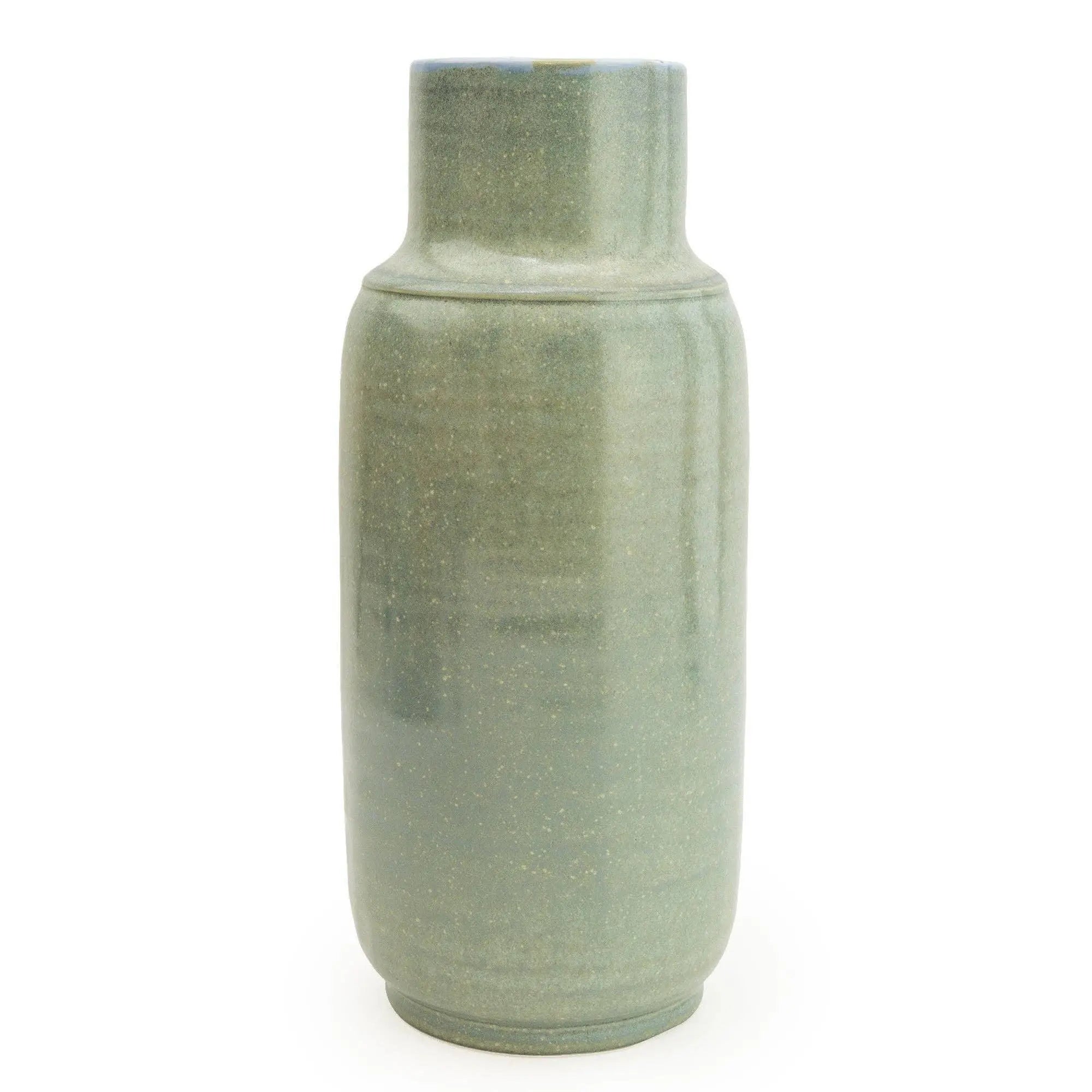 Green Reactive Glazed Vase - VasesVases - Lulu Loves Home