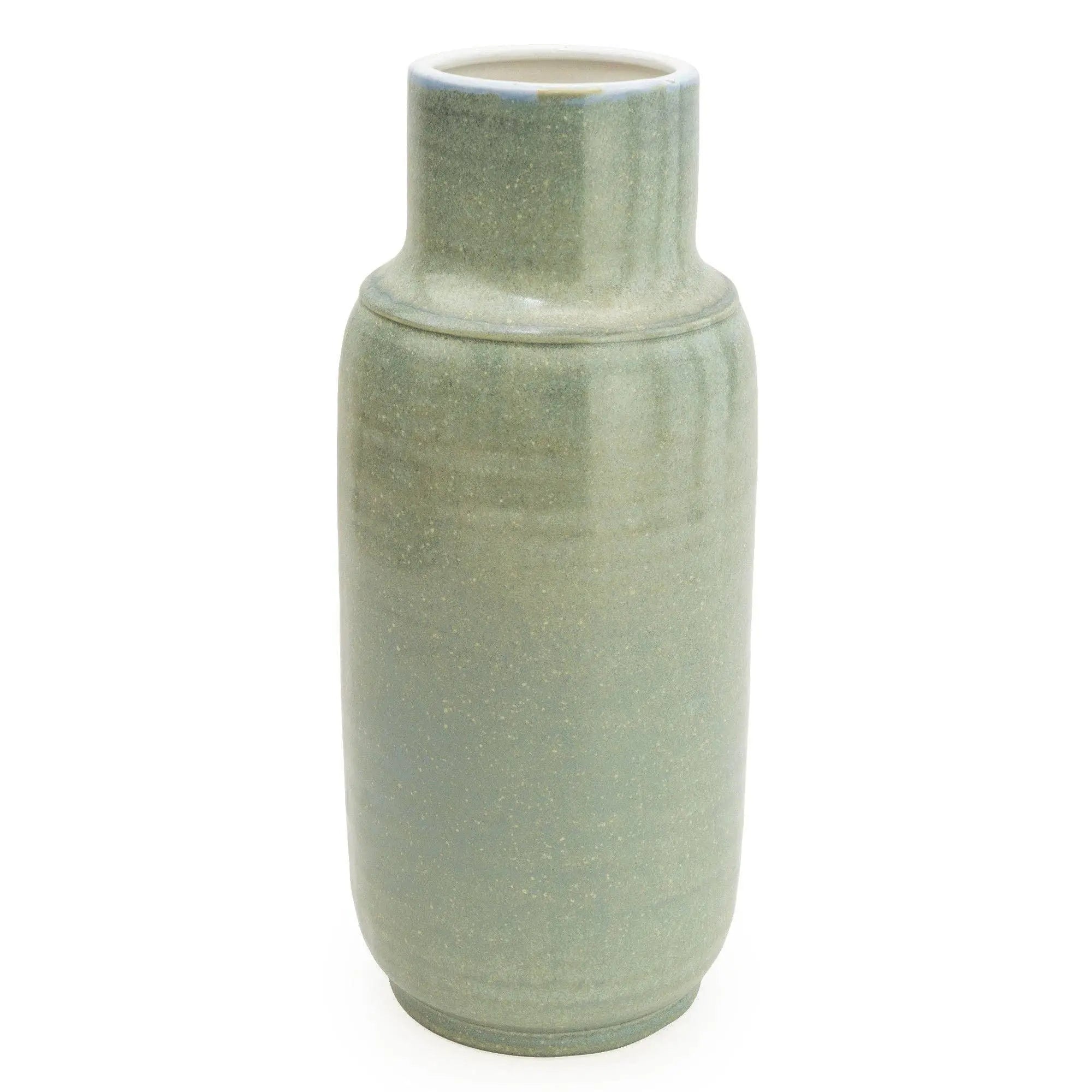 Green Reactive Glazed Vase - VasesVases - Lulu Loves Home