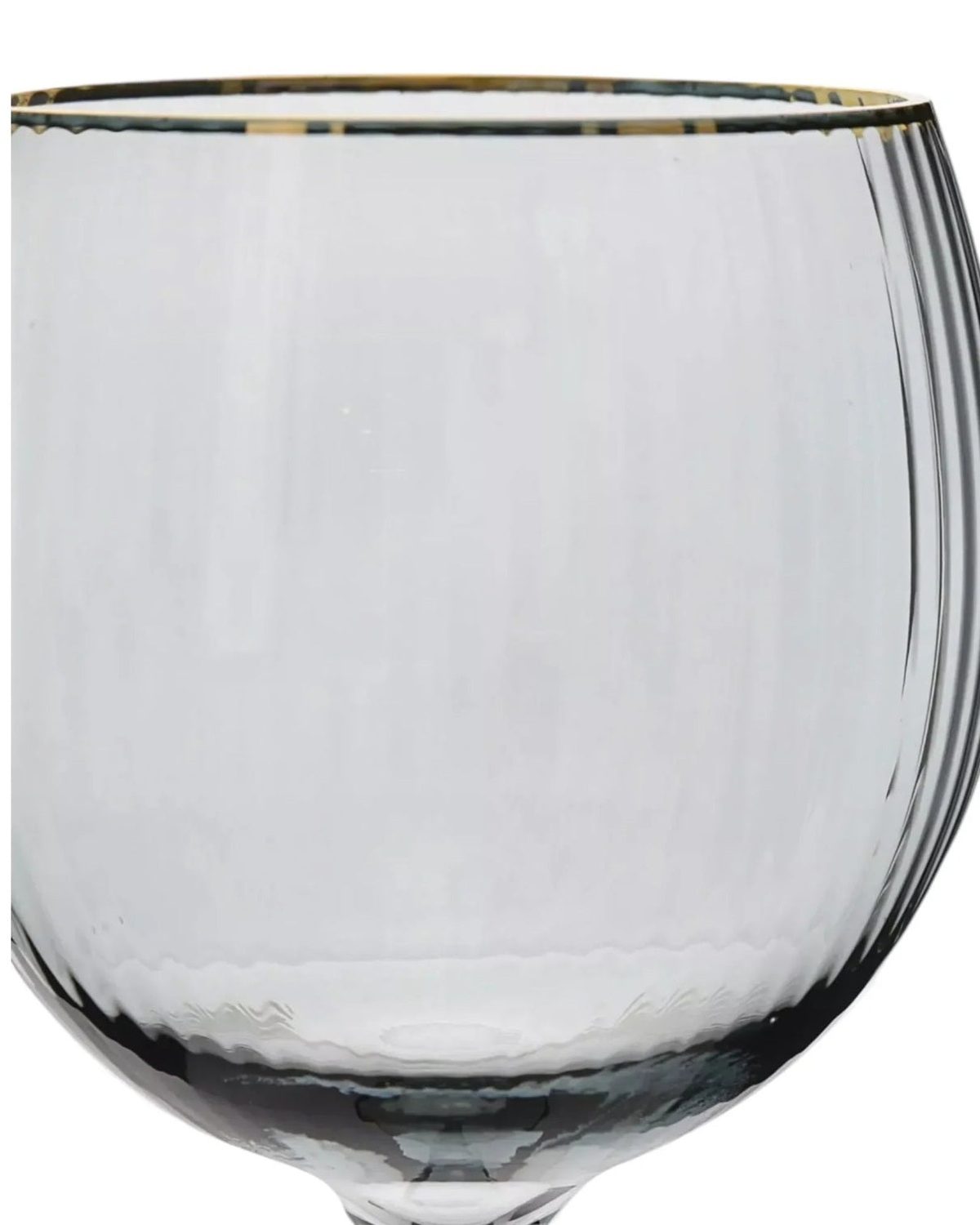 Grey Gin Glasses with Gold Rim - Home DecorHome Decor - Lulu Loves Home