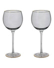 Grey Gin Glasses with Gold Rim - Home DecorHome Decor - Lulu Loves Home