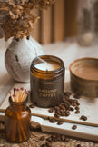 Ground Coffee Lidded Glass Candle Jar - CandlesCandles - Lulu Loves Home