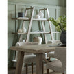 Haldon Collection 4-shelf apex shelving unit by Hill Interiors, modern wooden furniture with four spacious shelves for storage.