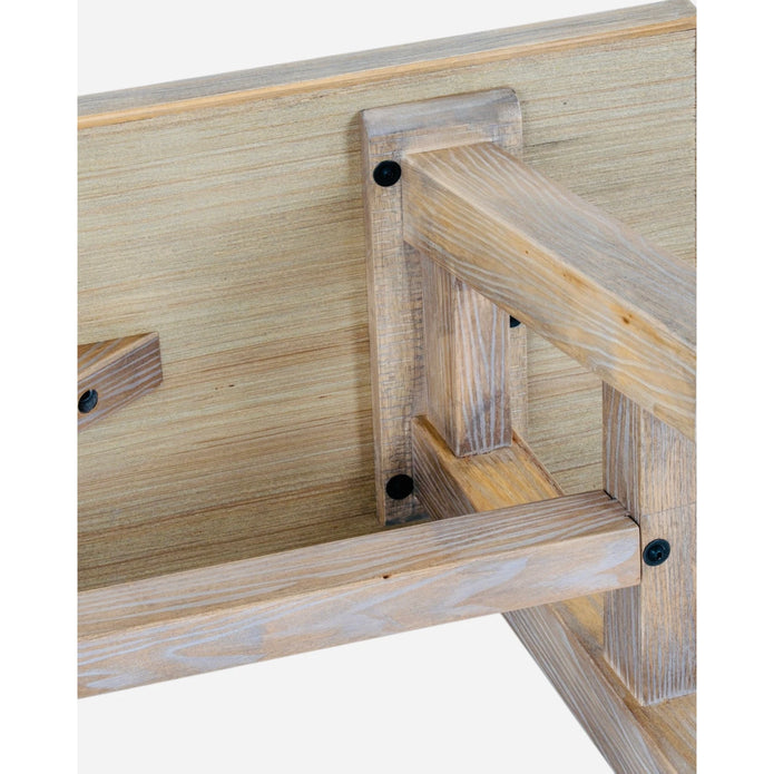 Haldon Collection 4-shelf apex shelving unit by Hill Interiors, featuring sturdy wooden shelves and modern design for home storage.