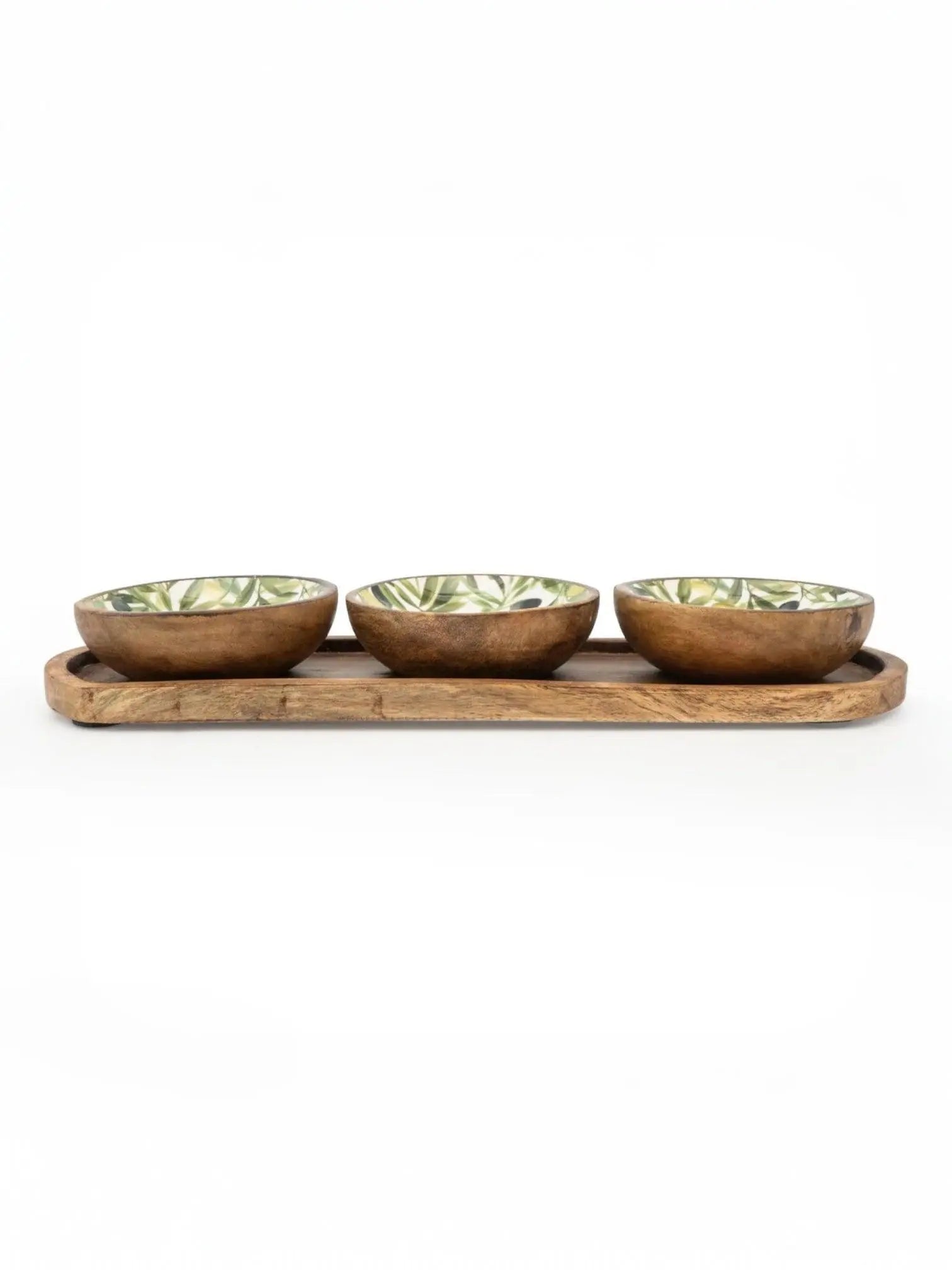 Handcrafted Round Mango Wood Tapas Bowl - Olives - Home FragranceHome Fragrance - Lulu Loves Home