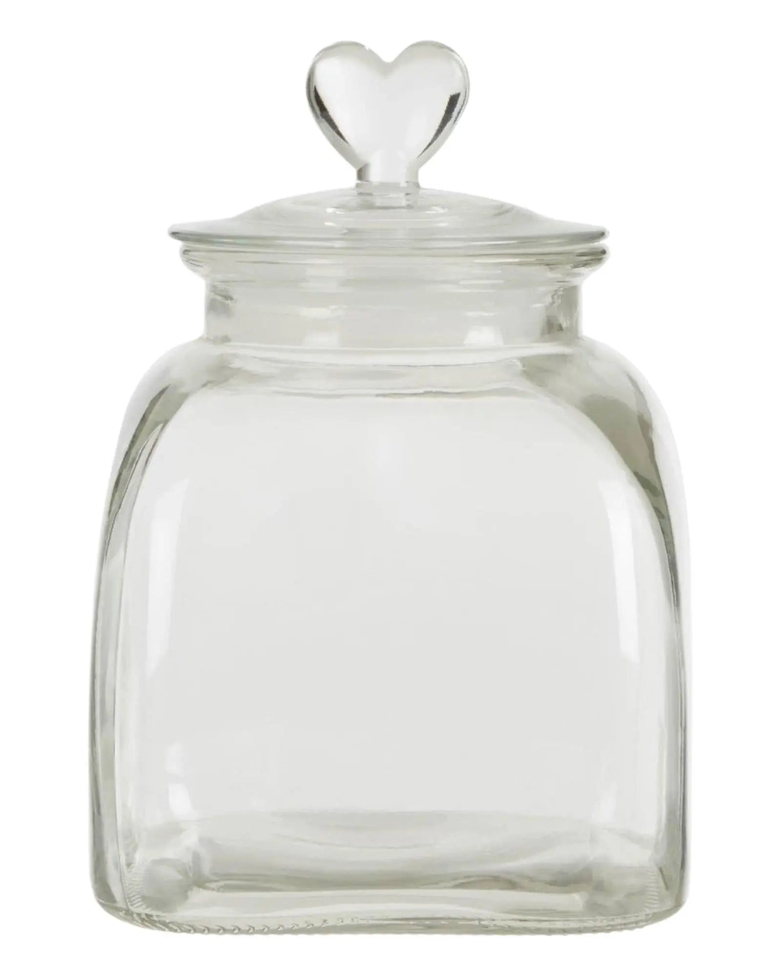 Heart Topped Glass Storage Jar - Home DecorHome Decor - Lulu Loves Home