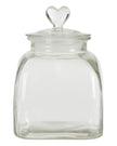 Heart Topped Glass Storage Jar - Home DecorHome Decor - Lulu Loves Home