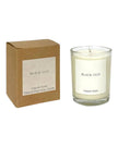 Black Oud Small Candle from Heaven Scent Incense Ltd, a black scented candle with a sleek design perfect for home ambiance.