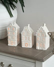 Matte White Dutch House Tealight Candle Holder