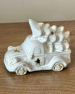 White LED Light Up Christmas Tree Car
