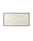 Wood & Metal Sign - Meet Me Under The Mistletoe - Lulu Loves Home Lulu Loves Home 