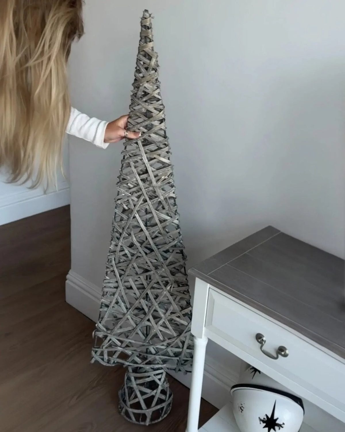 Rattan Tall Christmas Tree - Lulu Loves Home Lulu Loves Home 