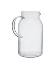 Hevin Clear Glass Ribbed Jug - Home DecorHome Decor - Lulu Loves Home