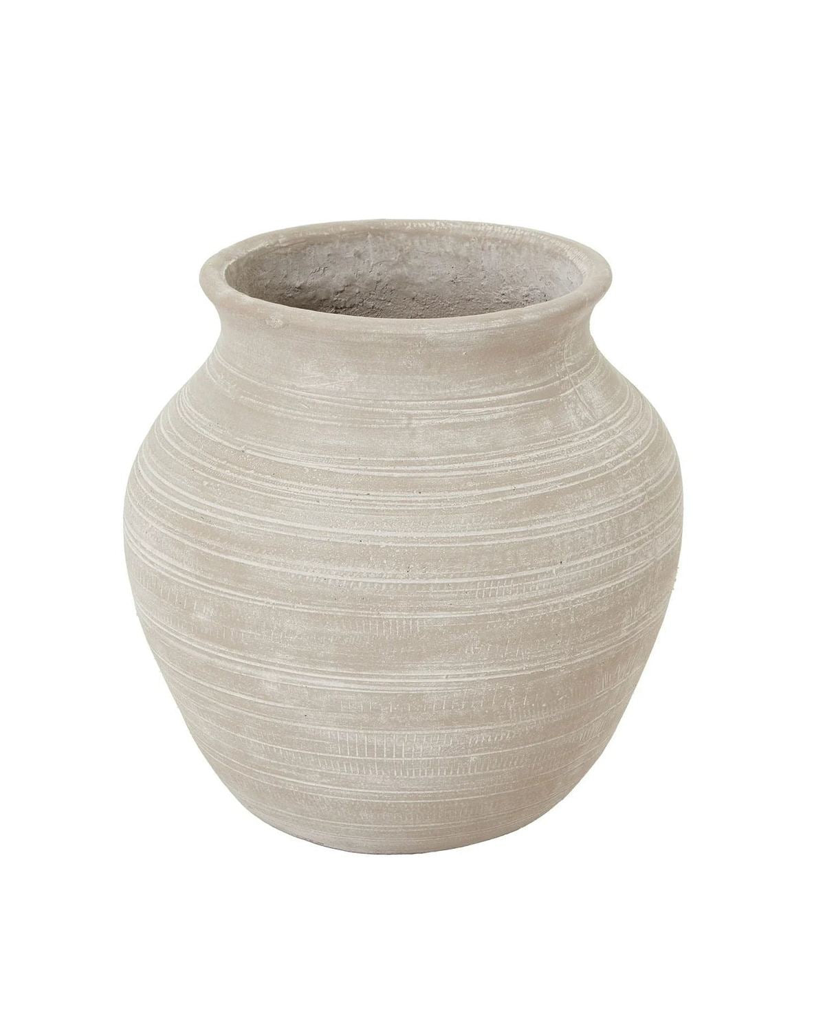 Hellenic large shaded sand base in warm neutral tones, Hill Interiors home decor piece with textured design and elegant finish.
