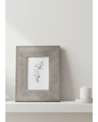 Neutral wooden photo frame with woven border, Hill Interiors 4x6 photo frame for displaying pictures in a stylish, natural look.