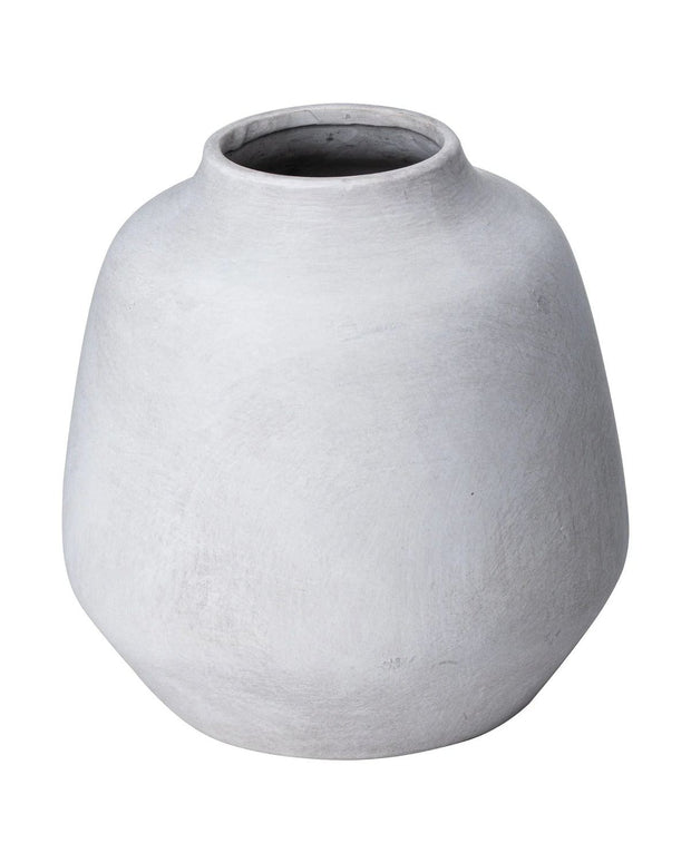 Darcy Ople Vase by Hill Interiors, elegant ceramic vase with a textured finish, ideal for decorative display in living spaces.