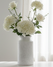 Darcy Stone concrete urn vase by Hill Interiors, decorative stone vase with classic urn shape for home decor.