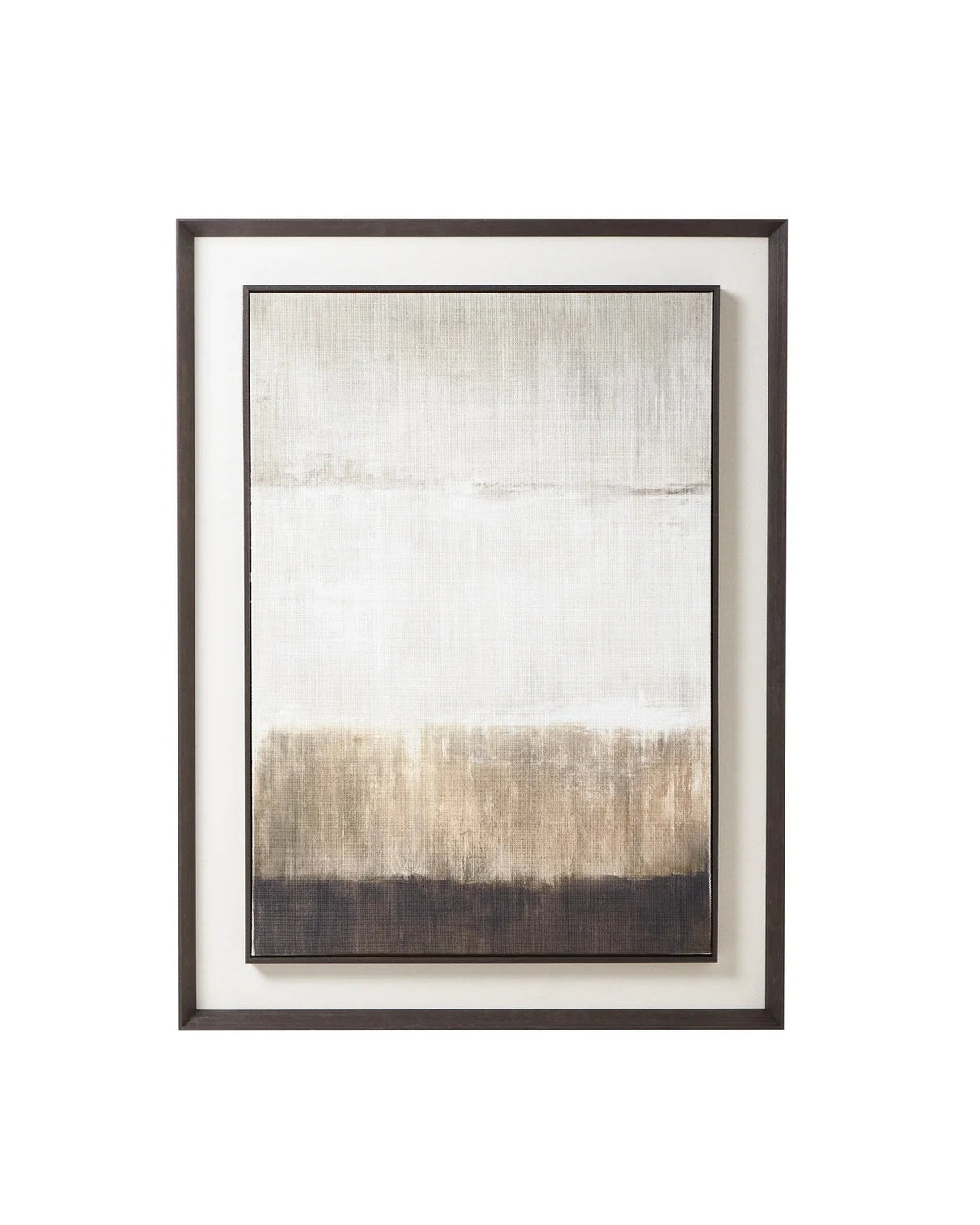 Extra large Moderno wall art by Hill Interiors, abstract painting on linen mounted in a sleek frame for modern interior decor.