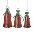 Heaven Sends huge metal musical bells set of three shown on a white studio background