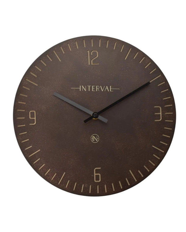 Interval Wall Clock - Brown Umber - ClocksClocks - Lulu Loves Home