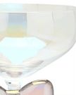 Iridescent Champagne Coupe Glass With a Pink Bow - Kitchen & DiningKitchen & Dining - Lulu Loves Home