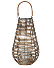 Kia Rattan Tall Lantern - Home DecorHome Decor - Lulu Loves Home