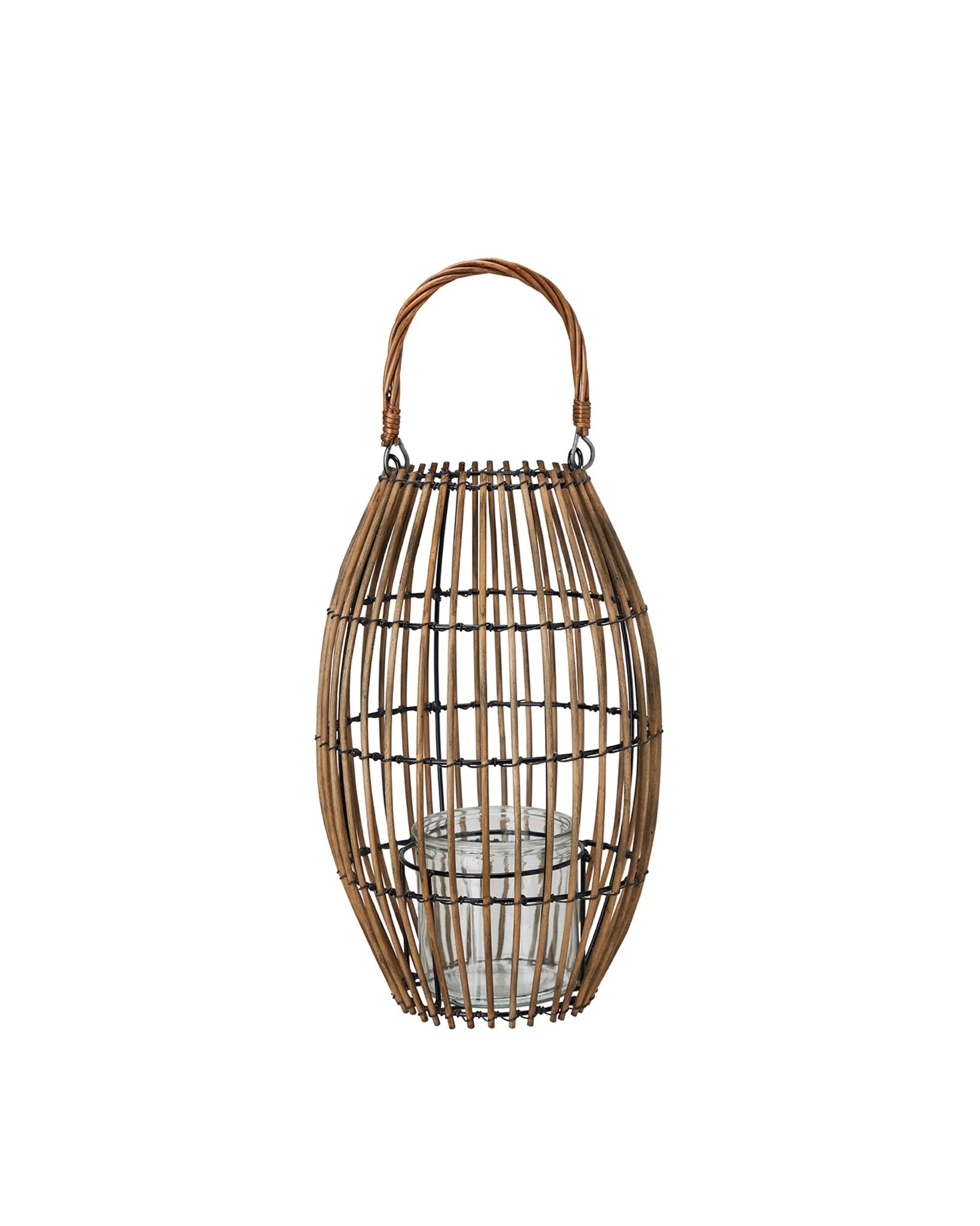 Kiana Rattan Lantern - Home DecorHome Decor - Lulu Loves Home