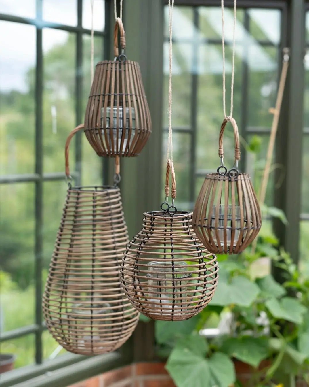 Kiana Rattan Lantern - Home DecorHome Decor - Lulu Loves Home