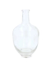 Large Clear Glass Flagon Bottle Vase - VasesVases - Lulu Loves Home