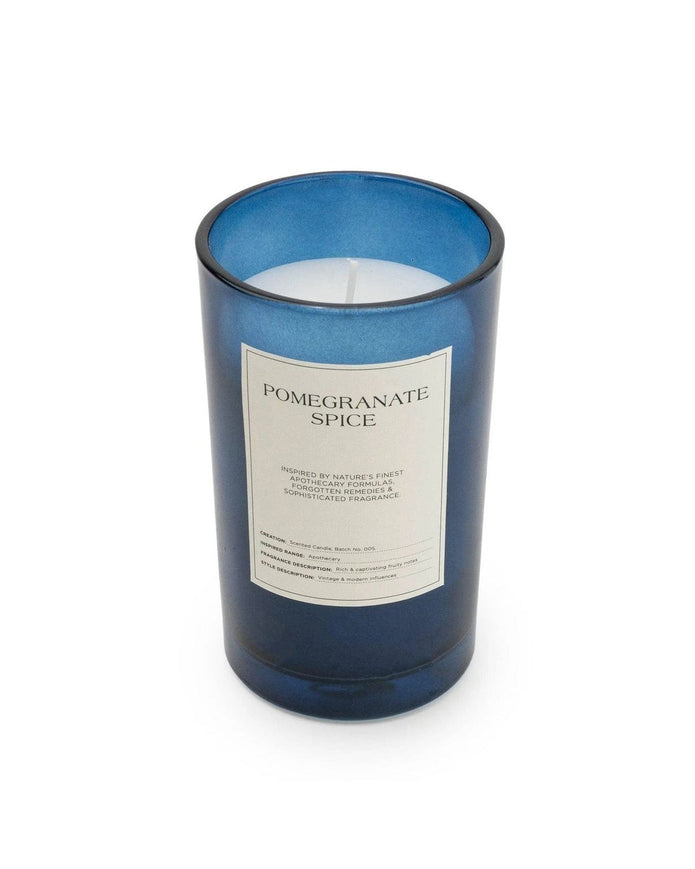 Large Glass Jar with Cork Lid Pomegranate Spice - CandlesCandles - Lulu Loves Home