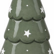 Large green ceramic Christmas tree by Satchville with star detail