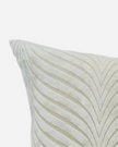 Large Neutral Ivory Cut Velvet Fan Cushion Cover - Soft FurnishingsSoft Furnishings - Lulu Loves Home