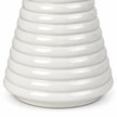 Large white Satchville ceramic Christmas tree with a smooth decorative finish