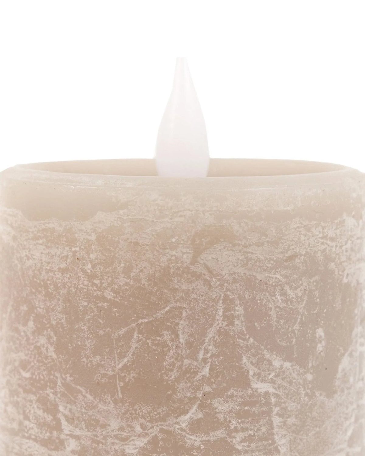 LED Battery Light Up Candle Rustic Beige (Set of 3) - CandlesCandles - Lulu Loves Home