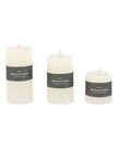 LED Battery Light Up Candle Rustic Cream (Set of 3) - CandlesCandles - Lulu Loves Home