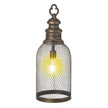LED Light Up Metal Glass Bulb Lantern - LightingLighting - Lulu Loves Home