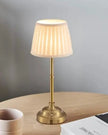 LED Light Up Touch Desk Lamp With Cream Pleated Shade - LightingLighting - Lulu Loves Home