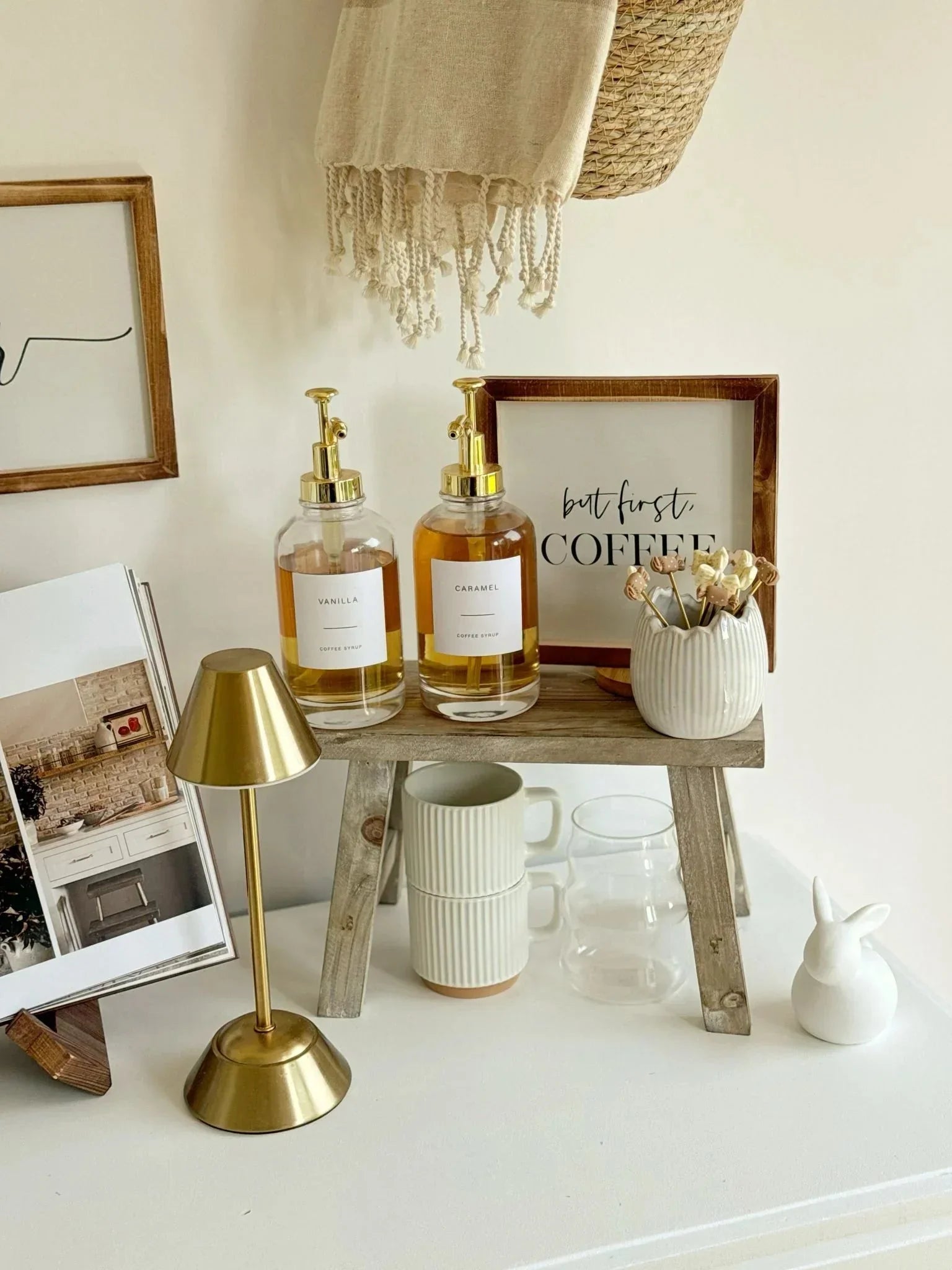 LED Light Up Touch Gold Medium Desk Lamp - LightingLighting - Lulu Loves Home