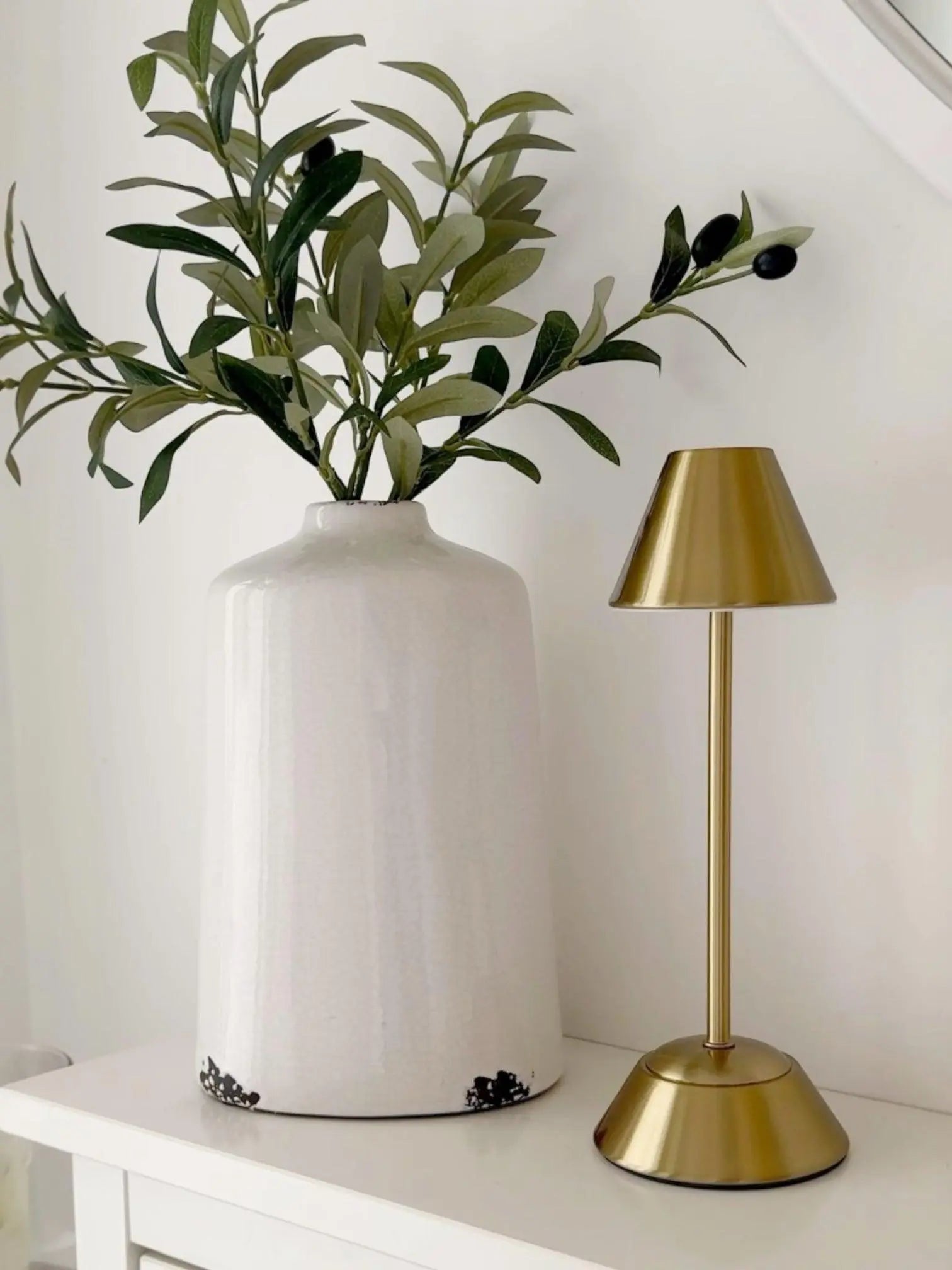 LED Light Up Touch Gold Medium Desk Lamp - LightingLighting - Lulu Loves Home