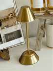 LED Light Up Touch Gold Medium Desk Lamp - LightingLighting - Lulu Loves Home
