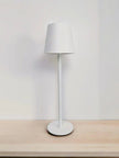 LED Light Up Touch Matt White Medium Desk Lamp - LightingLighting - Lulu Loves Home