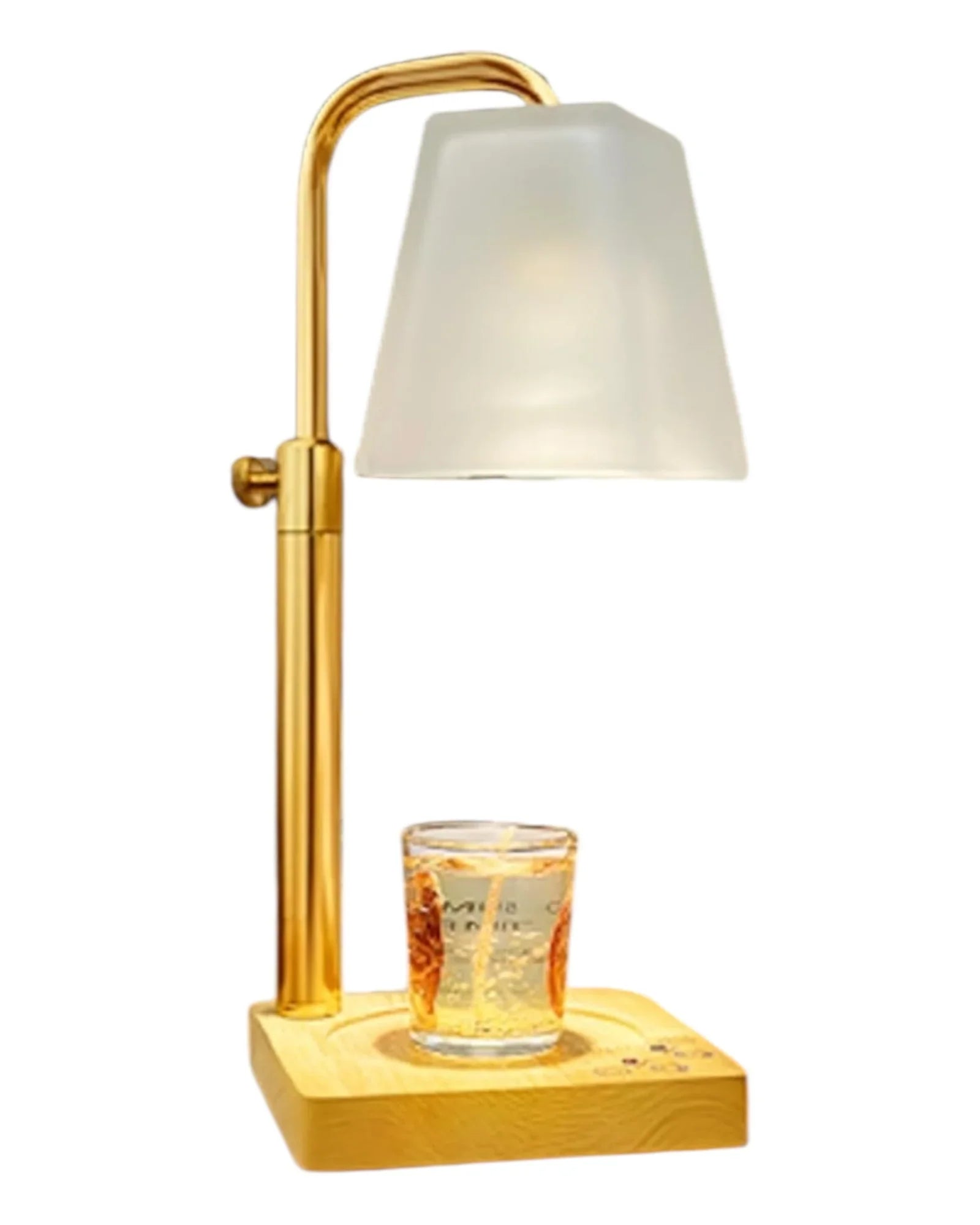 LED White Candle Warmer Lamp With Glass Opaque Shade - LightingLighting - Lulu Loves Home