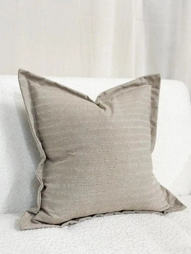 Lexie Beige Luxury Linen Blend Cushion Cover - 45 x 45cm - Soft FurnishingsSoft Furnishings - Lulu Loves Home